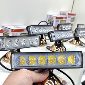 Hệ thống đèn chiếu sáng mini cho xe máy, đèn pha <span class=keywords><strong>LED</strong></span> hai màu trắng vàng, đèn sương mù, đèn pha cho xe đạp, xe máy, mô tô - Product Image 1