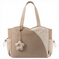 Sacs fourre-tout de luxe pour femmes, 15,6-17 pouces, résistants à l'eau, en polyester, avec fermeture éclair, port USB, personnalisables, pour voyage et bureau