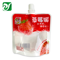 Pochette à bec debout OEM ODM 150ml sac en plastique d'emballage de jus de fruits personnalisé de haute qualité