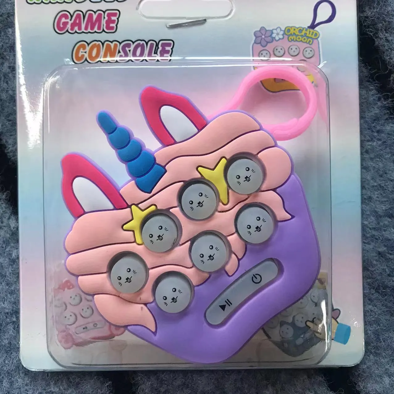 Nuovo stile fidget finger push bubble materiale abs giocattolo di sicurezza colorato di giocattolo educativo