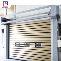 Portas de Levantamento de Alumínio de Alta Eficiência e Durabilidade, Estilo Chinês Moderno, Porta de Rolagem Turbo Rápida