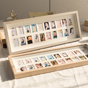 Haute Qualité Creative Rectangle Bureau Horizontal Affichage <span class=keywords><strong>Trois</strong></span> <span class=keywords><strong>Collage</strong></span> En Bois Cadre Photo En Gros - Product Image 4
