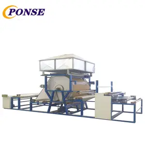 Strong glue roll laminating machine for EVA carpets leather fabric