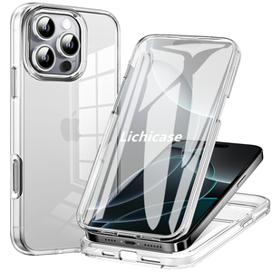 Lichicase Protection multicouche coussins d'angle couverture de téléphone transparente pour <span class=keywords><strong>Xiaomi</strong></span> 15T 15T <span class=keywords><strong>Pro</strong></span> <span class=keywords><strong>coque</strong></span> personnalisée - Product Image 1