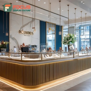 High Visibility Jewelry Store Display Furniture Laminated Finish Mall Counter Jewelry Cabinet - Product Image 6