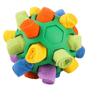 Pelota de Juguete Interactiva para Mascotas de 14 cm, de Espuma Colorida, con Diseño para Esconder Comida, para Entrenamiento y Juego - Product Image 5