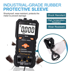 Multimètre numérique SK-169A 600V 10A avec arrêt automatique, outil de réparation électrique - Product Image 3