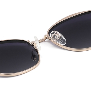 Gafas de sol tipo ojo de gato para mujer, lentes degradadas con montura completa, montura de tortuga, protección UV, protección solar para adultos - Product Image 5
