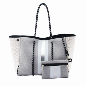 Bolsa de Playa de Neopreno Perforada de Grado Marino, Resistente a la <span class=keywords><strong>Arena</strong></span>, de Secado Rápido, Impermeable, de Gran Capacidad, para Mujer - Product Image 4