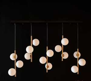 Lampu gantung langit-langit tinggi, lampu gantung Modern Multi cahaya untuk dekorasi tangga - Product Image 4