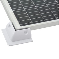 Corigy Supports de montage de panneau solaire Kit de support d'angle ABS 7PCS pour bateau