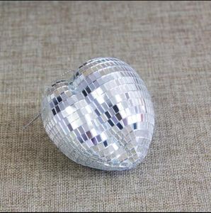 Vente chaude Nouvelle mode Étoile Pêche mangue pomme Forme Ornements de sapin de Noël Décoration Boule miroir rotative <span class=keywords><strong>Disco</strong></span> - Product Image 5