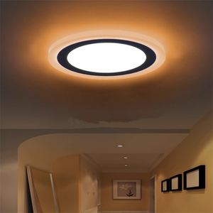 Nhà Máy Giá khách sạn bề mặt gắn 3 + 3W thời trang màu sắc đôi bề mặt gắn kết LED bảng điều chỉnh ánh sáng vòng Trần Bảng điều chỉnh ánh sáng - Product Image 3