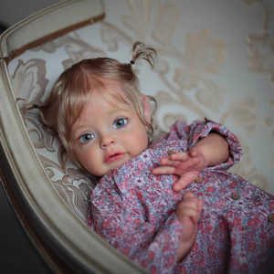 Bambola Reborn Realistica da 60CM, Bambina <span class=keywords><strong>Missy</strong></span> con Pelle 3D a Strati Multipli, Giocattolo in Silicone per Bambine - Product Image 2