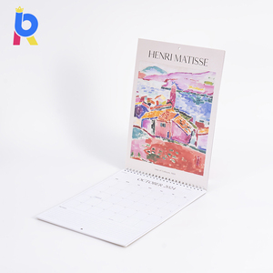 Calendrier mural grand format haut <span class=keywords><strong>de</strong></span> gamme, personnalisé et écologique pour la décoration intérieure, finition mate, fabricant, vente en gros, service d'usine - Product Image 2