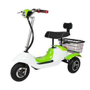 Triciclo Eléctrico para Adultos Mayores, Jóvenes, Scooter Urbano Pequeño con Cesta y Asiento, Capacidad de 200-300 kg - Product Image 3