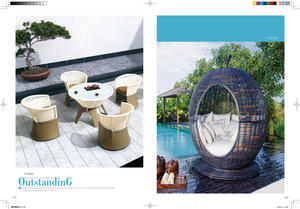 Super Outdoor furniture hanging basket bird <span class=keywords><strong>nest</strong></span> sedia in vimini letto da giardino sedia a dondolo altalena chaise lounge chair - Product Image 2