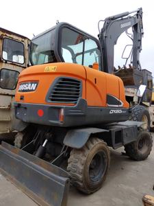 Excavatrice sur pneus d'occasion de bonne qualité, 6 tonnes, Corée du Sud, Dx60w Eco Dx60w-9c, mini-excavatrice sur roues en stock - Product Image 6