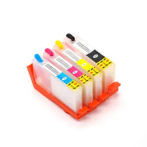 Cartouche d'encre de recharge 4 couleurs HP655 HP670 avec puce ARC pour imprimante <span class=keywords><strong>HP</strong></span> <span class=keywords><strong>DeskJet</strong></span> <span class=keywords><strong>Ink</strong></span> <span class=keywords><strong>Advantage</strong></span> 3525 4615 4625 <span class=keywords><strong>5525</strong></span> 6525 - Product Image 4