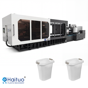 Machine de moulage par injection servo Haituo HTF1680 série X 1680T pour la production de poubelles en plastique - Product Image 6