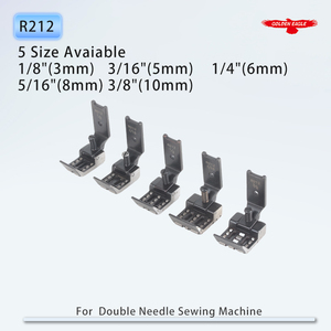 Prensatelas de Rodillo R212 para Máquina de <span class=keywords><strong>Coser</strong></span> Industrial de Doble Aguja <span class=keywords><strong>SINGER</strong></span> 212W JUKI LH-515 1152 3128 BROTHER LT2-B842 B845 - Product Image 3