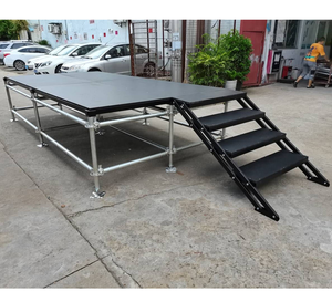 Scène métallique SGAIER, système de treillis Layher, scène événementielle en acier 4x4ft/4*8ft, treillis de scène en acier - Product Image 2