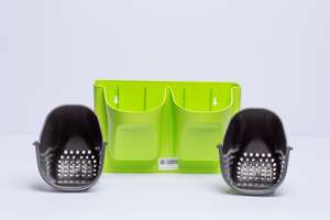 Pot de Jardin Vertical Auto-Arrosant en Plastique à Double Poche pour Plantes Suspendues, Herbes et Fleurs - Vente en Gros - Product Image 4