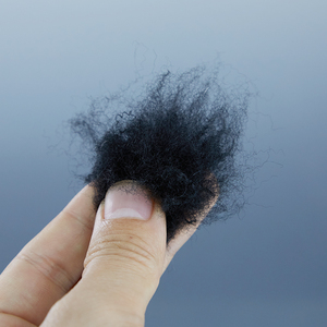 Dope nhuộm đen <span class=keywords><strong>PSF</strong></span> <span class=keywords><strong>1.5d</strong></span> tái chế sợi polyester cho ghế xe và thảm vải - Product Image 2