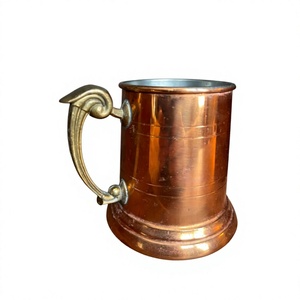 Taza de Cerveza de Cobre Polaco para Viaje con Asa de Latón y Mosquetón, Mantiene las Bebidas Calientes/Frías de 6 a 12 Horas, Apta para Lavavajillas y Microondas, Personalizable - Product Image 4
