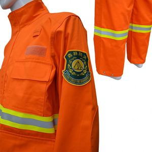 Combinaison de travail de protection de sécurité bâtiment vêtements résistants au feu OEM équipement de lutte contre l'incendie de haute qualité - Product Image 3