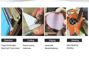 Pannello in Vetro Colorato di Alta Qualità, Arte in Cristallo - Product Image 4