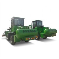 Camion balayeuse routière à moteur diesel |   Machine de balayage de rue mécanique à 4 roues robuste pour la construction et les parkings
