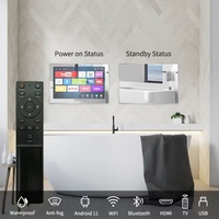 Écran large, miroir étanche, affichage Android TV pour yacht de luxe, cabine et suite de spa de villégiature