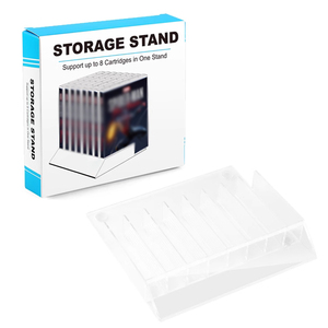 Support de rangement pour cartes de jeu et CD, transparent, pour PS2, PS3, PS4, <span class=keywords><strong>PS5</strong></span>, PlayStation, base de présentation pour cartouches de jeu - Product Image 2