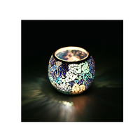 Tuile de mosaïque de verre vitrail carré de diamant triangle pour lampe de verre de mosaïque turque verre de mosaïque coloré pour bougeoir turc