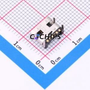 TYPE-C-316-6P USB Connector SMD Connector ( Connector Type: Type-C )( Gender: Female )( Mounting Type: Horizontal Mount ) - Product Image 2