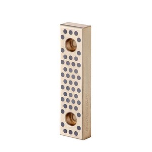 Bronze <b>Sliding</b> Pad with Solid Lubricant | Self-Lubricating Wear Plate for Precision Molds - Product Image 2