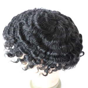 Toupet LUFA85 Cheveux Crépus Afro pour Homme, Perruque Capillaire Humaine et Toupet Homme - Product Image 3