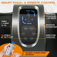 Meilleure vente Shiatsu pied SPA Machine chaleur infrarouge Vibration Air Compression chauffage électrique rouleau jambe mollet pied masseur