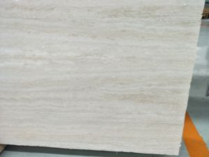 Venta al por Mayor de Losa de Travertino Blanco Italiano Pulido Natural, Corte Vien, para Paredes y Pisos Interiores y Exteriores para Hoteles - Product Image 6