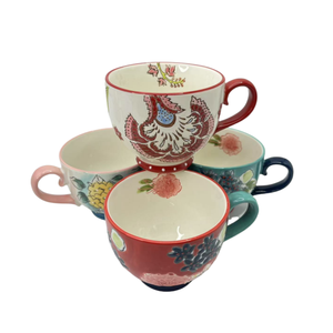 Factory Accepts Customization 300ml 10oz <b>Handmade</b> <b>Ceramic</b> Cup Hand Painted Coffee <b>Mugs</b> Tea Cups With logo - Product Image 2