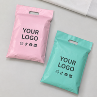 Enveloppes d'expédition en polyéthylène recyclables, imperméables, imprimées sur mesure pour l'emballage de marques de mode e-commerce, vente en gros en vrac