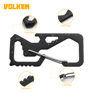 Outils d'extérieur multifonctionnels Mousquetons d'escalade Accessoire Tournevis et règle - Product Image 4