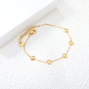 <b>Shell</b> Charm <b>Bracelet</b> 18K Gold Plated Minimalist Design Women's Jewelry Gift Fashion Accessory - Product Image 1
