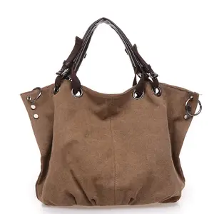 Factory wholesale of new European and American fashionable women's bags, simple and casual canvas bags