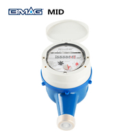 Compteur d'eau multi-jets en laiton BMAG personnalisable avec support OEM, cadran en verre à 45 degrés, IP68 DN15, conforme ISO4064 pour eau froide