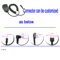 [SM2] talkie-walkie Épaule micro espion pour Yaesu Vertex Kenwood Anytone Kirisun émetteur-récepteur