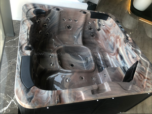 Jacuzzi Exterior AOWO para 5 Personas con Sistema Balboa y Cubierta, Bañera de Hidromasaje, Spa, Estilo Similar al Mona Lisa - Product Image 5