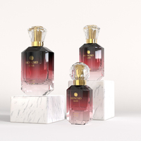 Flacon pulvérisateur de parfum en verre 30ml 50ml 100ml avec emballage boîte, sérigraphie, pompe pulvérisatrice, compatible diffuseur à bâtonnets