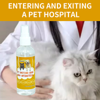 Déodorant pour animaux de compagnie personnalisé en marque propre, 100 ml, écologique, sans danger pour les chiens, éliminateur d'odeurs doux, non parfumé, spray nettoyant aux enzymes biologiques